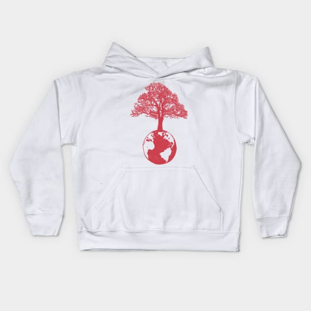 One big tree on earth Kids Hoodie by PallKris